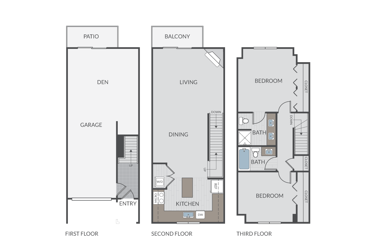 Clover Townhome floor plan